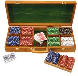 Lyxigt pokerset i ekv�ska